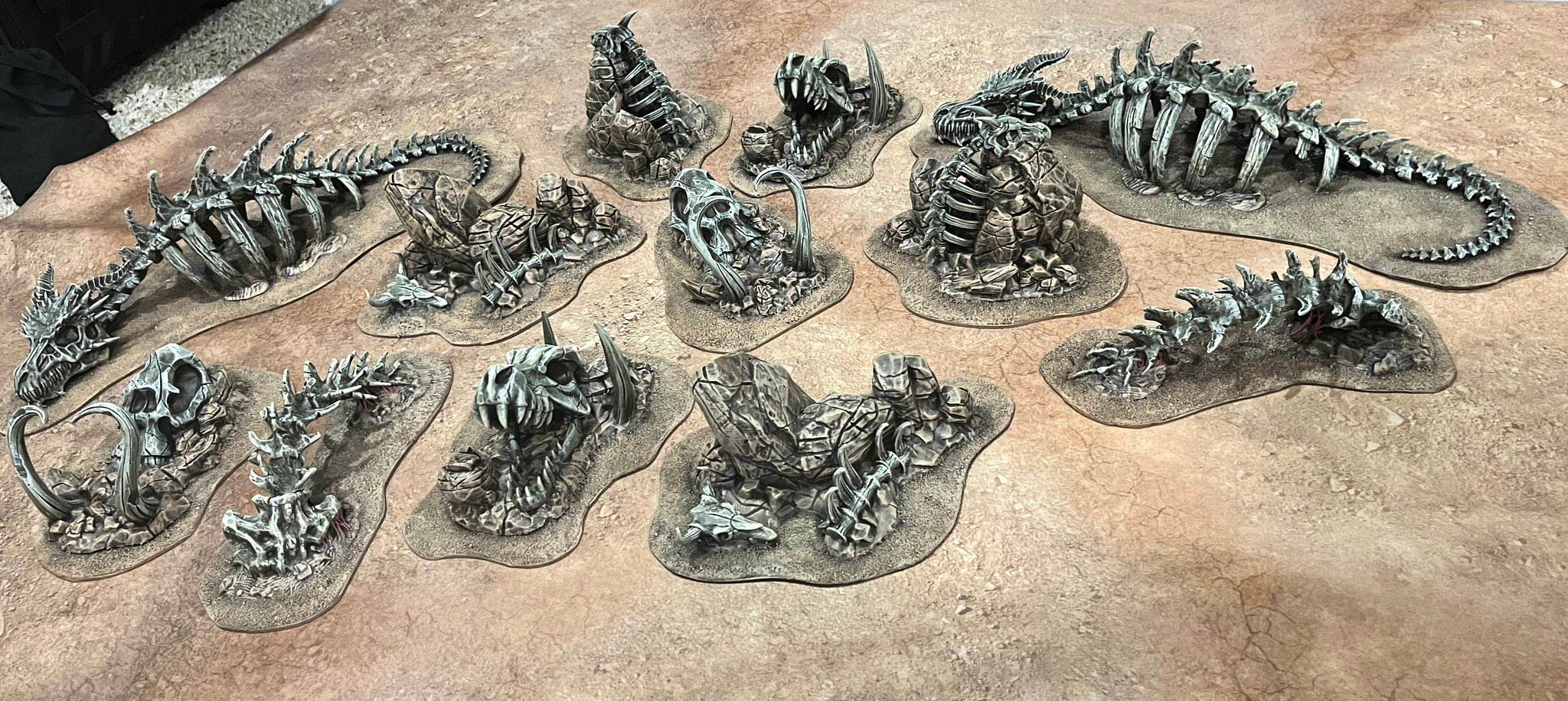 Desert Paths - Neoprene Battle Mat - Warhammer, AoS, 40K, Kill Team, MCP, Shatterpoint, Legion, More - 36x36