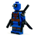 MERC (Blue) Minifig made using LEGO parts - 