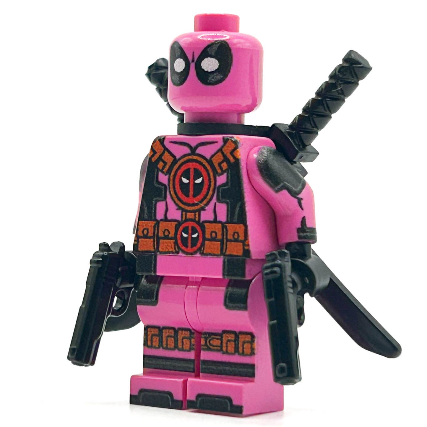 MERC (Pink) Minifig made using LEGO parts - 