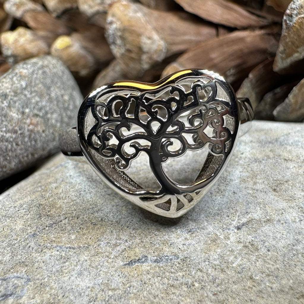 Heart Tree of Life Ring