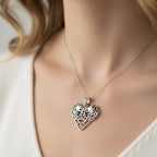 Celtic Wolf Love Necklace