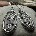 Tartan Bagpiper Earrings