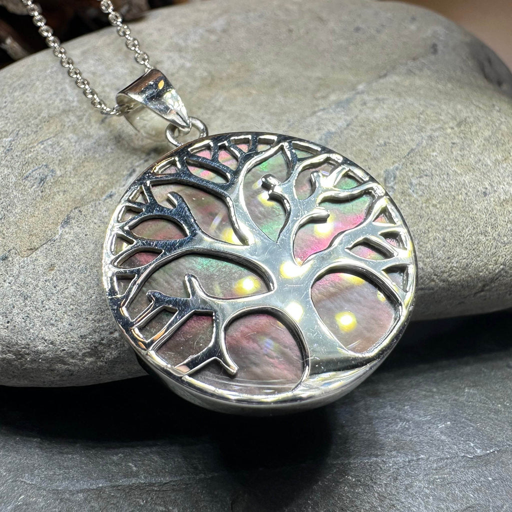 Tree of Life Shell Necklace - Mother of Pearl