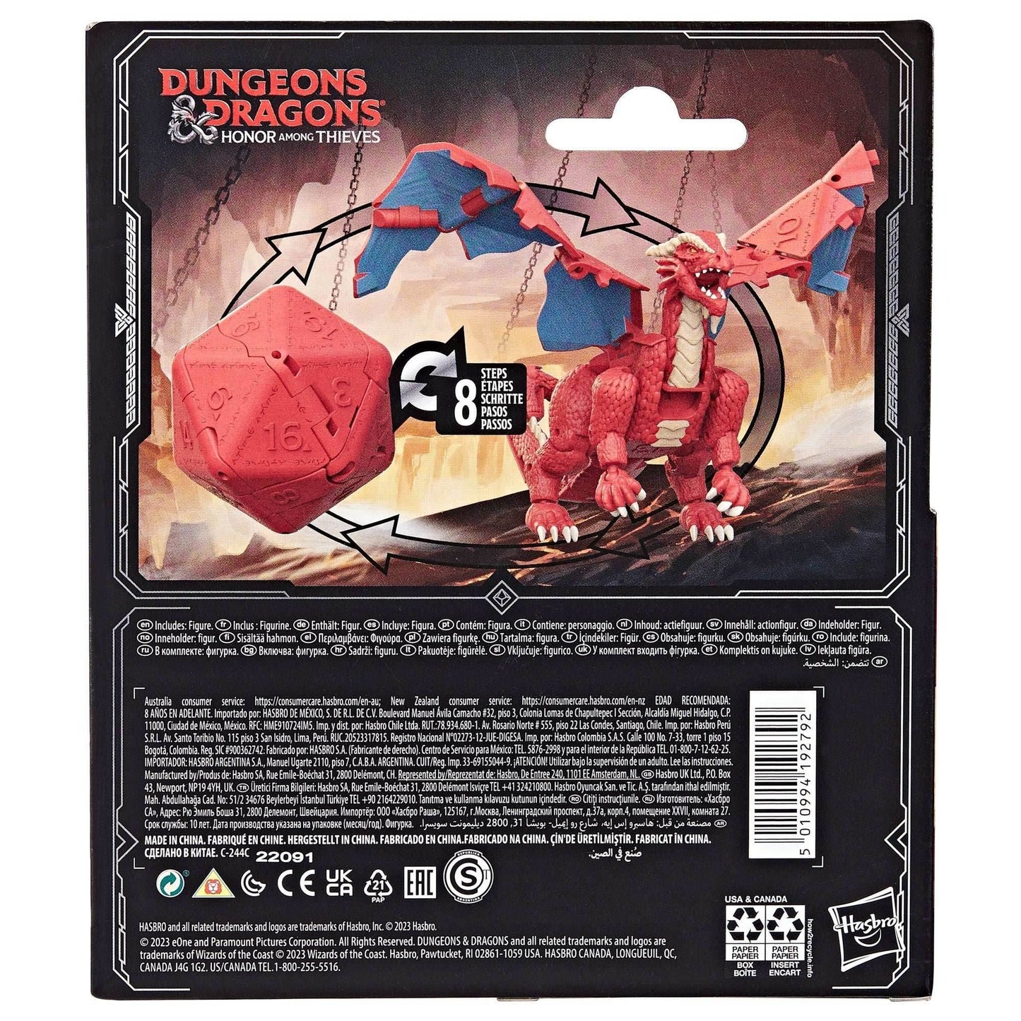 Dungeons & Dragons: Honor Among Thieves - Dicelings - Red Dragon Themberchaud - 