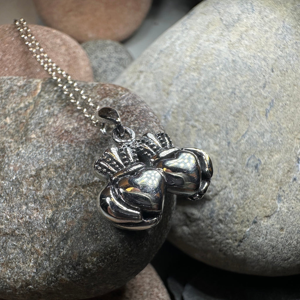 Croi Claddagh Necklace