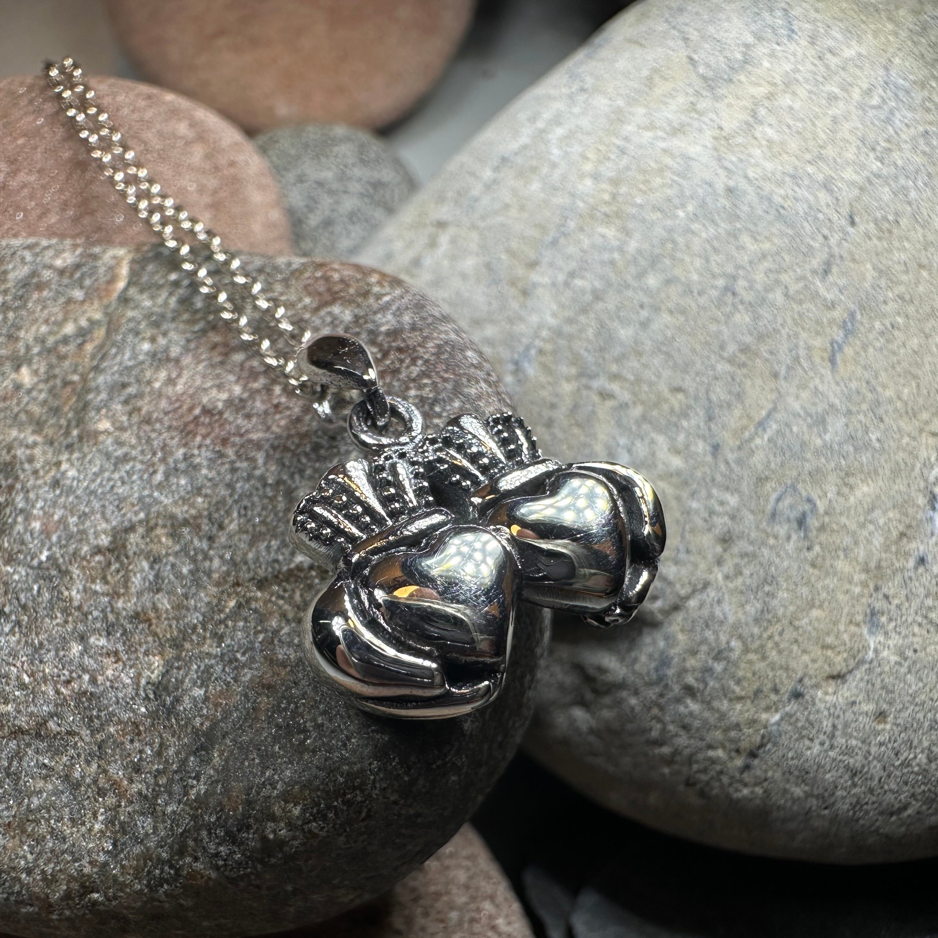 Croi Claddagh Necklace