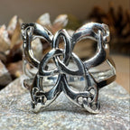 Trinity Knot Butterfly Ring