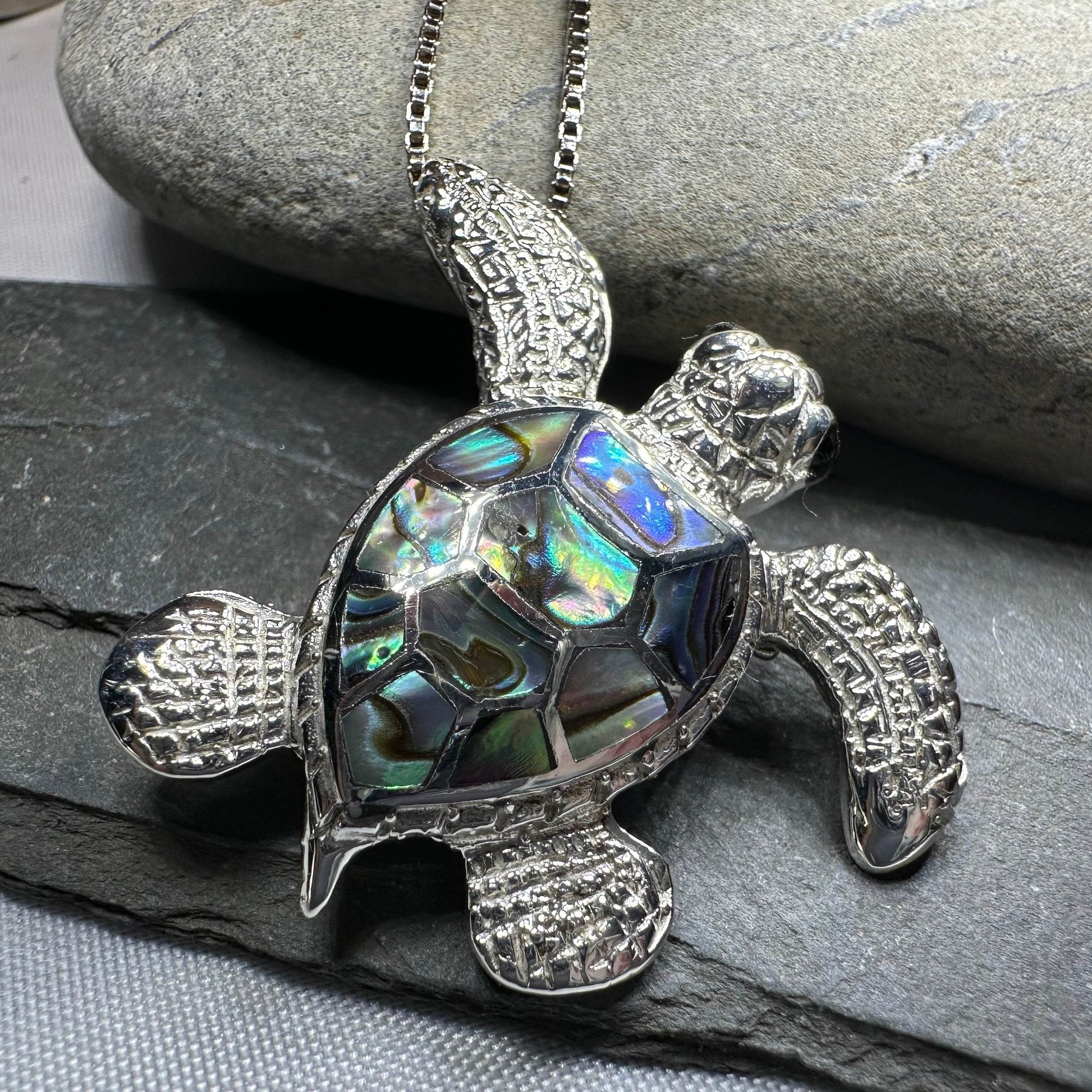 Abalone Turtle Necklace - Abalone