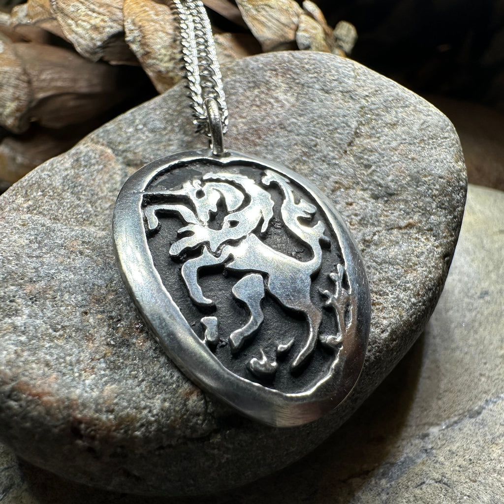 Unicorn of Scotland Pewter Necklace