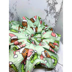 Green Grinch and Max Christmas Bullet Scrunchie - 