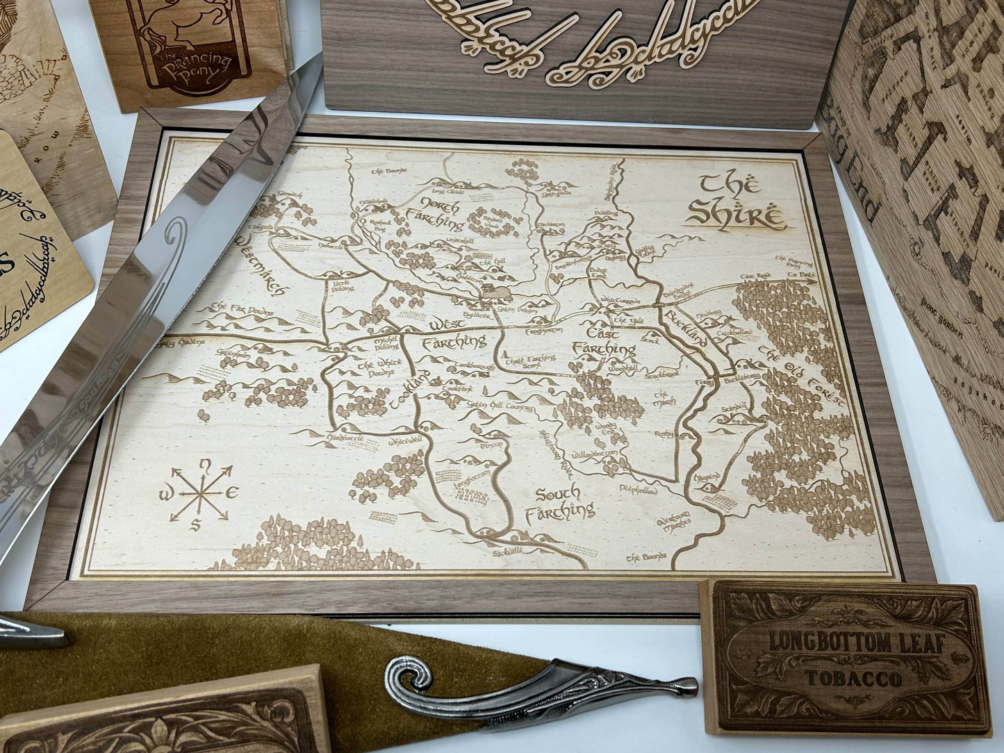 LOTR Map of the Shire | Middle Earth - Maple