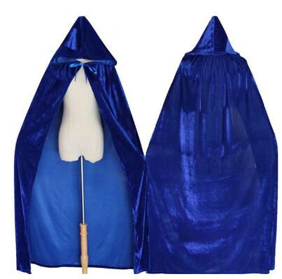 Wizards Hooded Cloak Coat Wicca Robe Medieval Cape ShawlWizards Hooded Cloak Coat Wicca Robe Medieval Cape Shawl