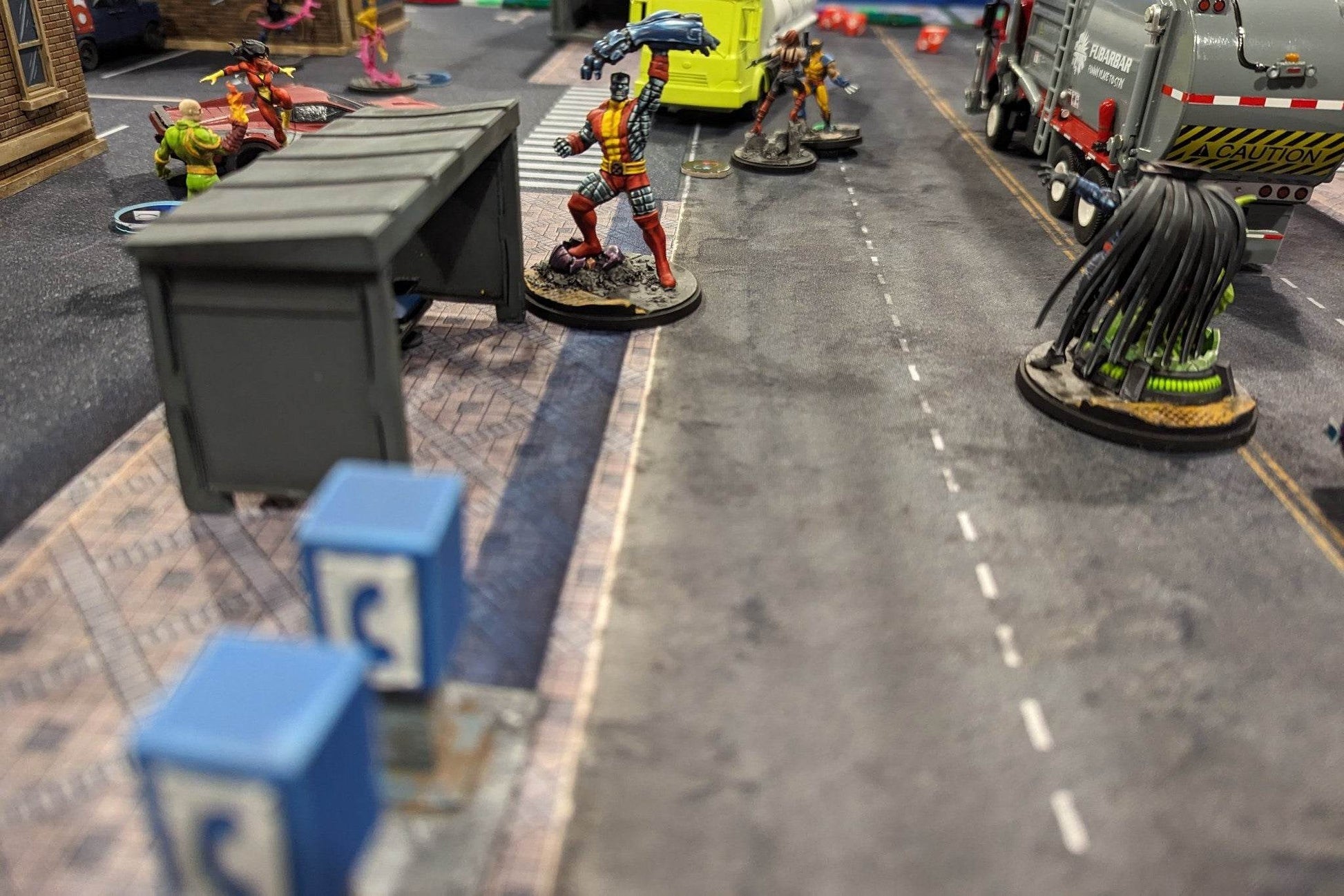 Modern City 1 - Neoprene Battle Mat - Warhammer, AoS, 40K, Kill Team, MCP, Shatterpoint, Legion, More - 36x36