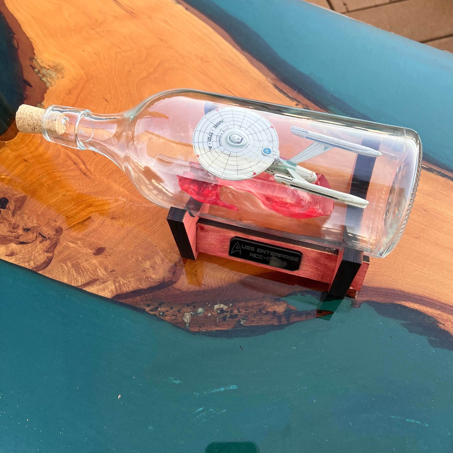 Star Trek NCC-1701-A Enterprise in a Bottle - 