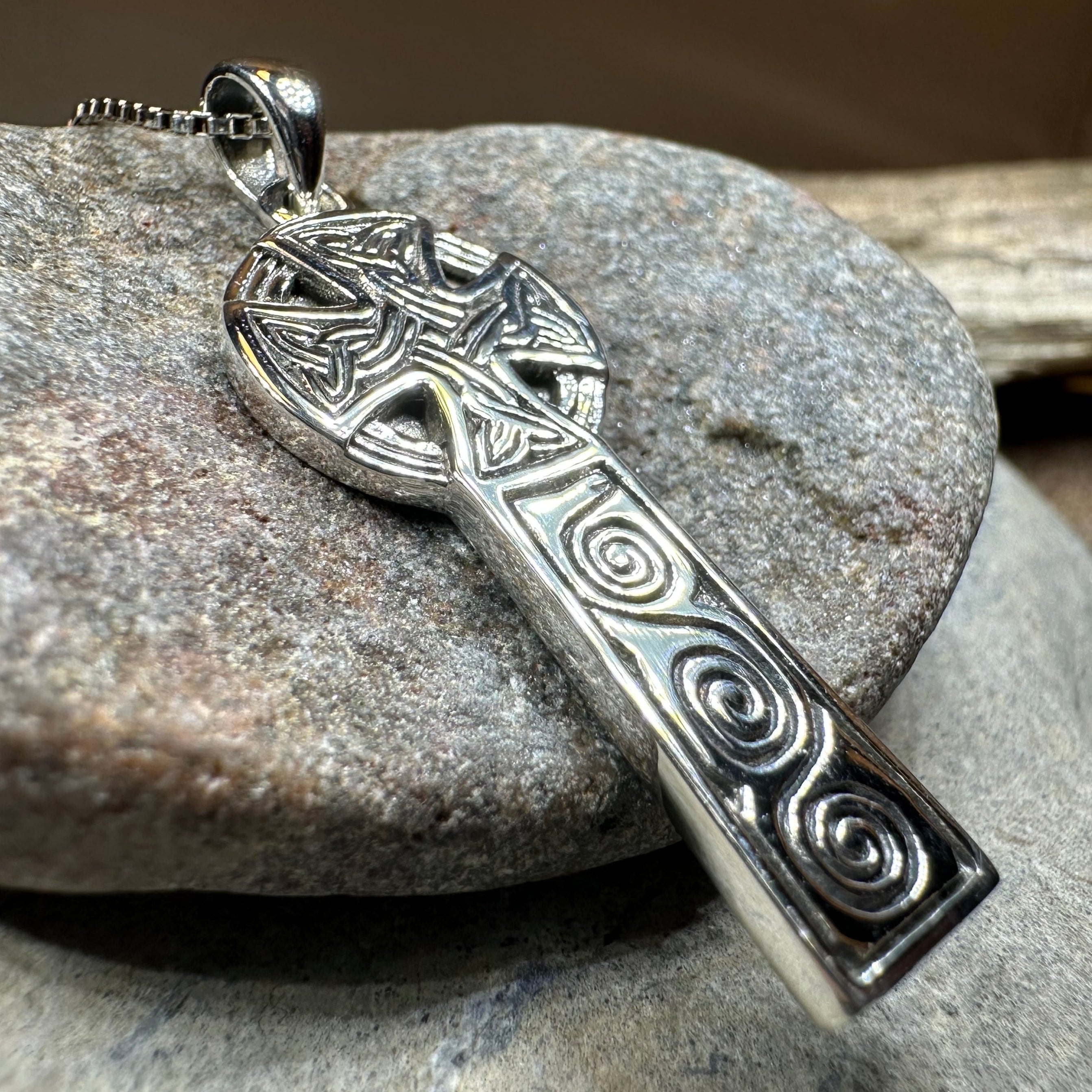 Modern Celtic Cross Necklace