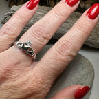 Irish Claddagh Celtic Knot Ring