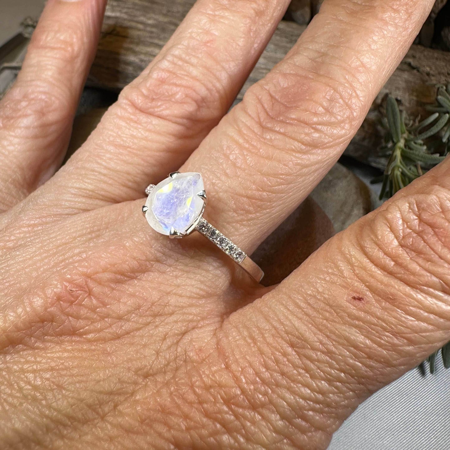 Kerrilyn Moonstone Ring - 5