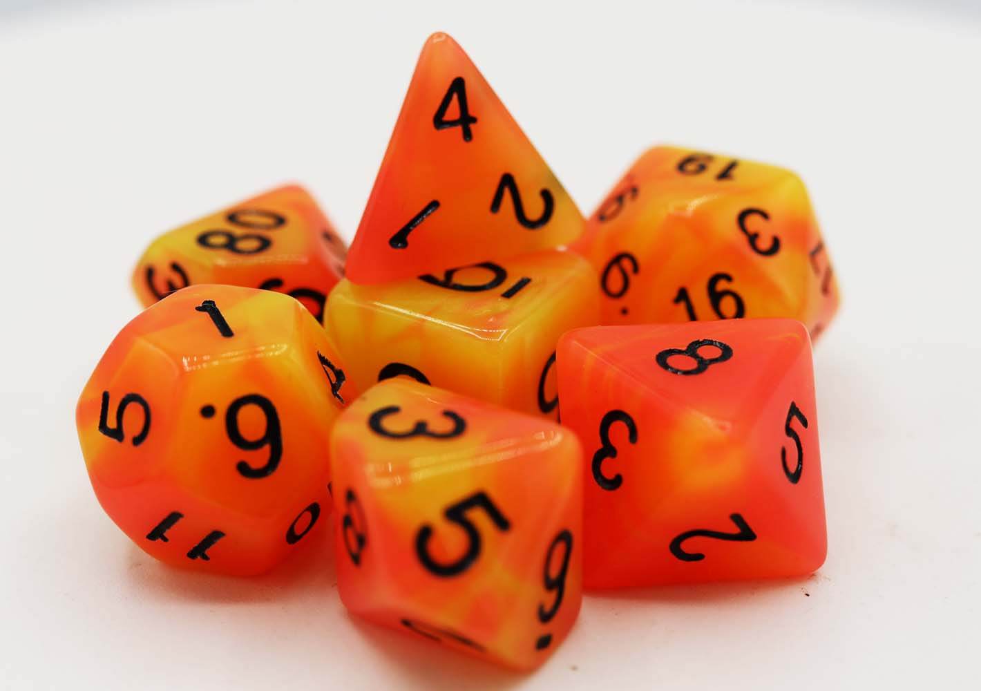 Glow in the Dark Arcturus RPG Dice Set - 
