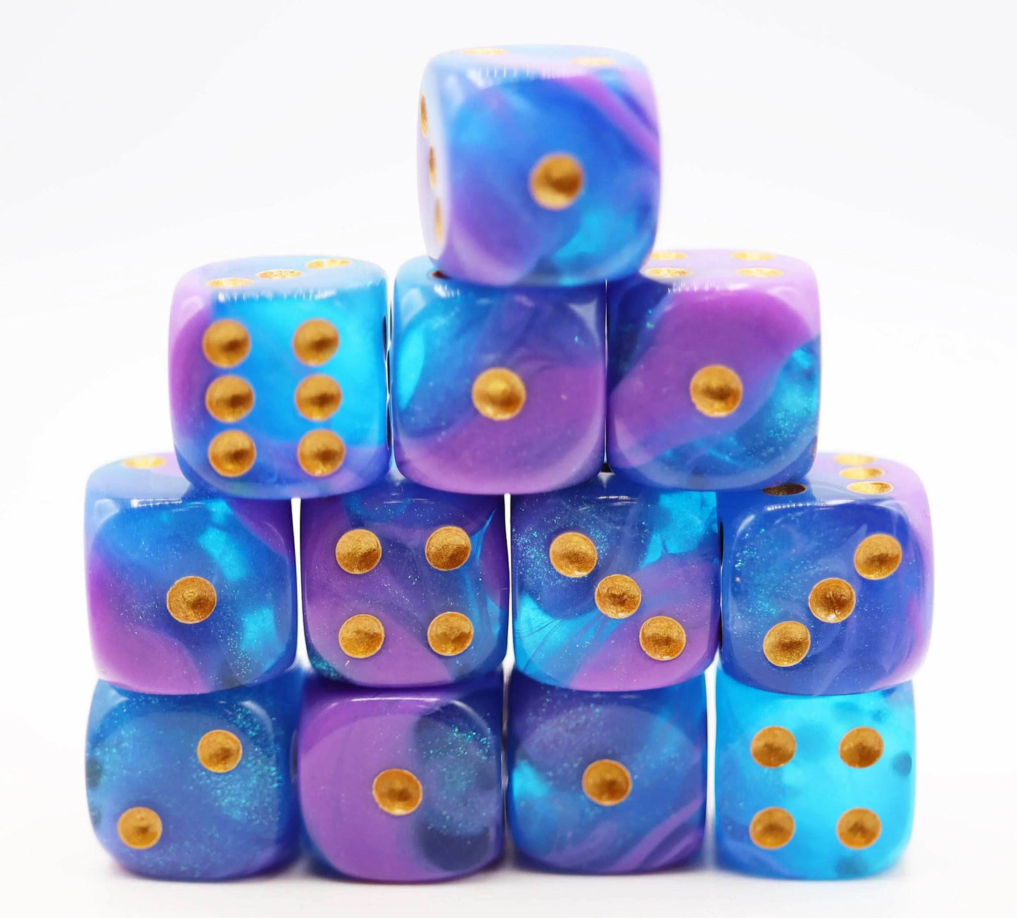 12-Piece Pip D6 Set - Stratus Glitter