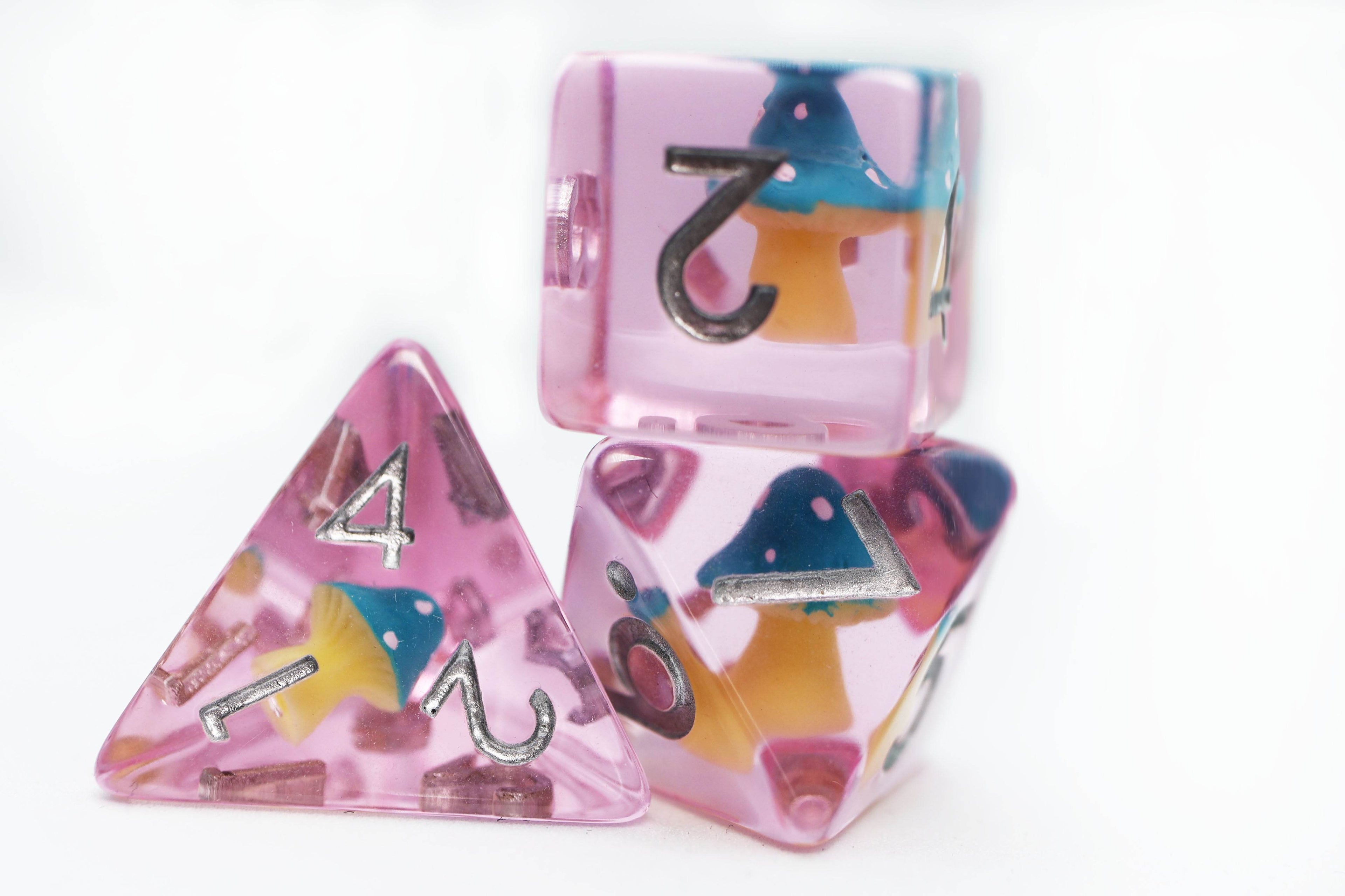 Blue Mushroom RPG Dice Set - 