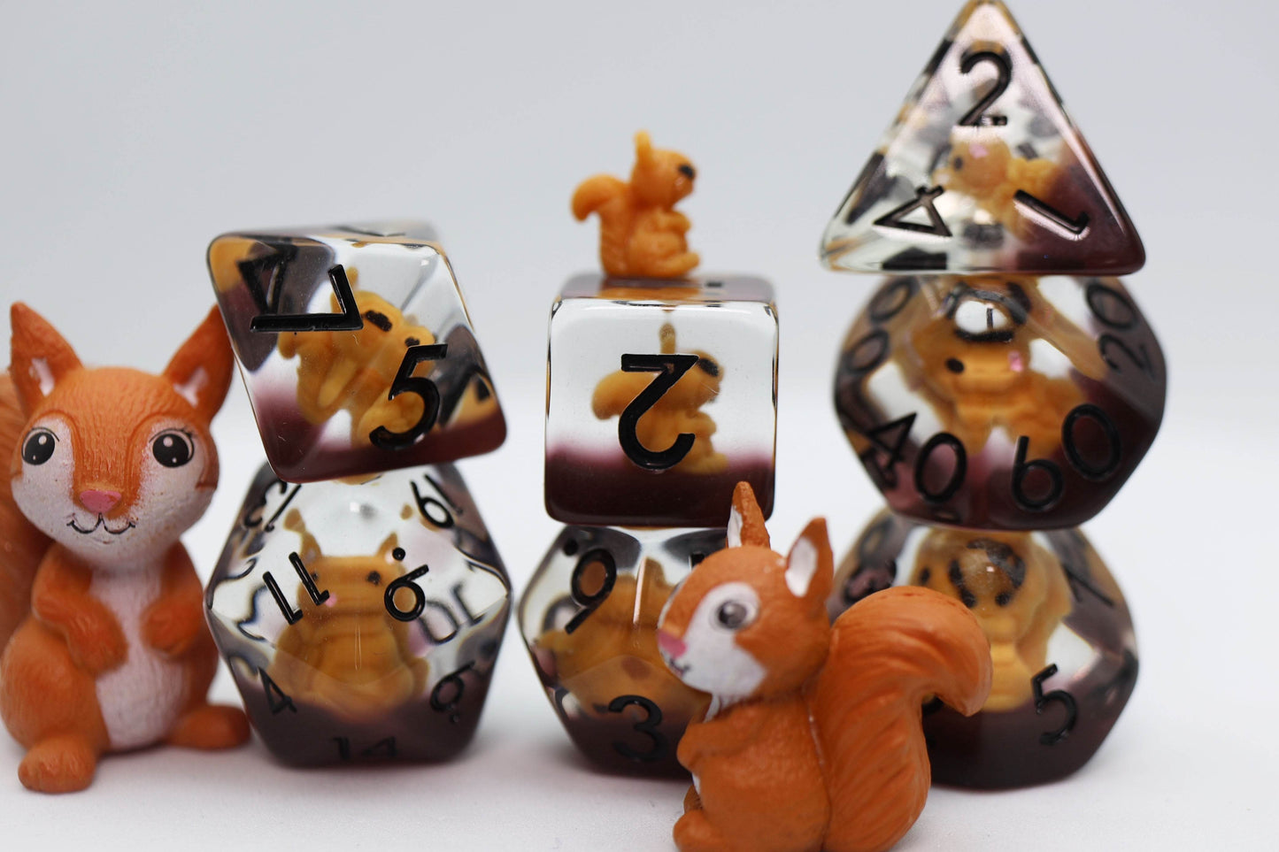 Squirrel RPG Dice Set - 