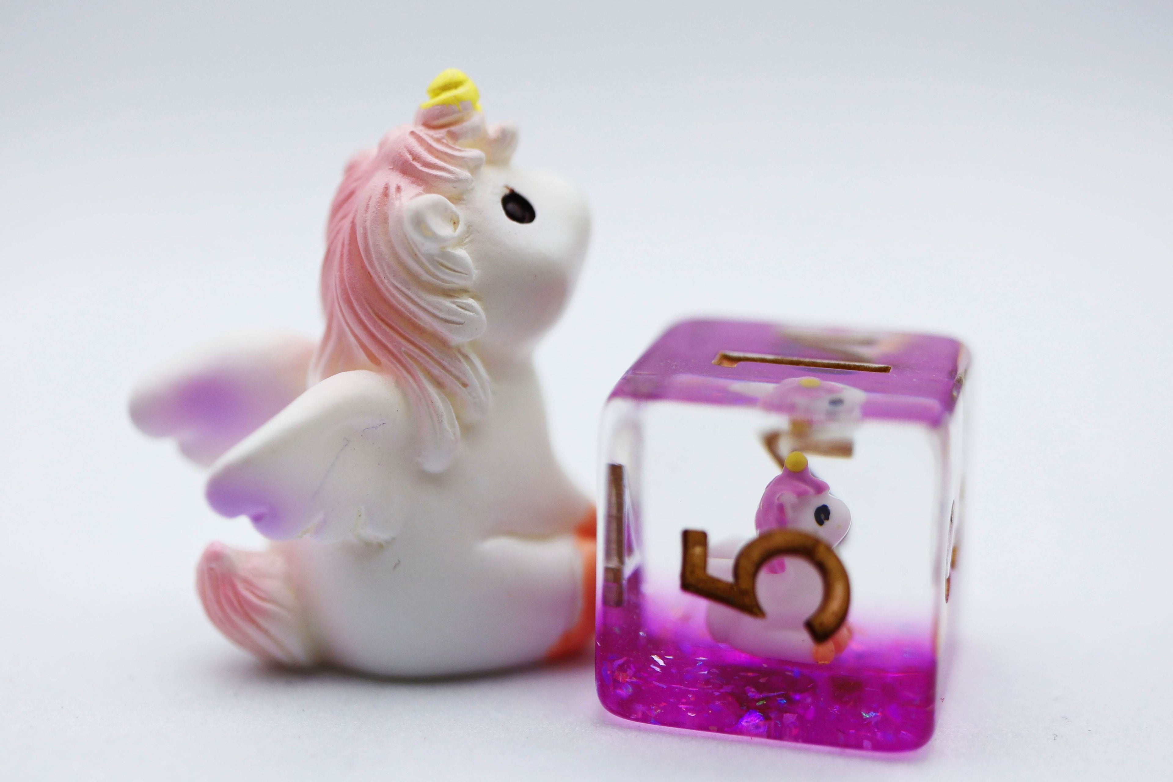 Mystic Unicorn RPG Dice Set - 