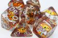 Golden Dragon Eye RPG Dice Set - 