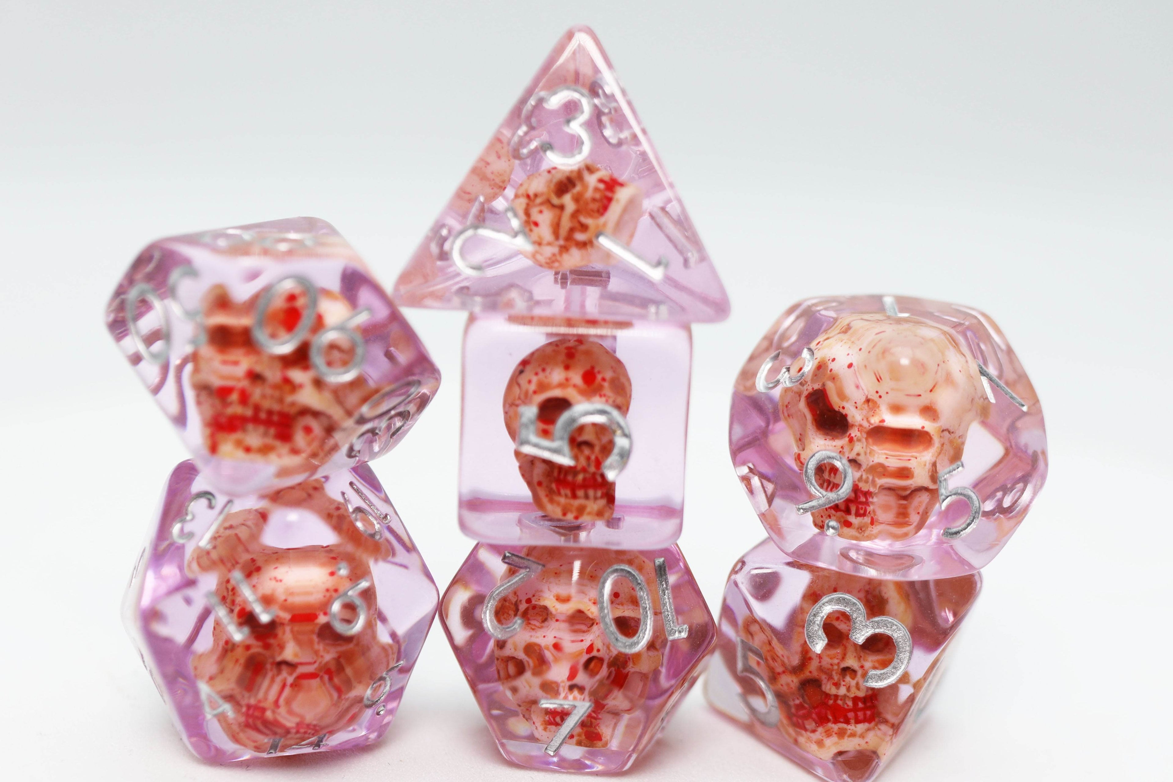 Bloody Skull RPG Dice Set - 