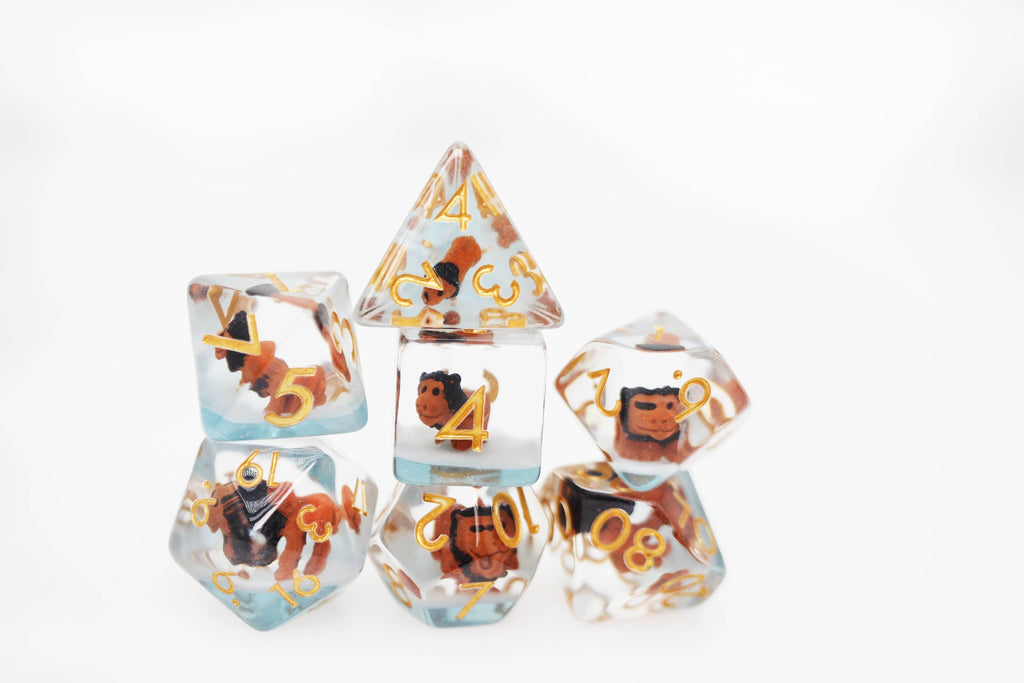 Ferocious Feline RPG Dice Set - 