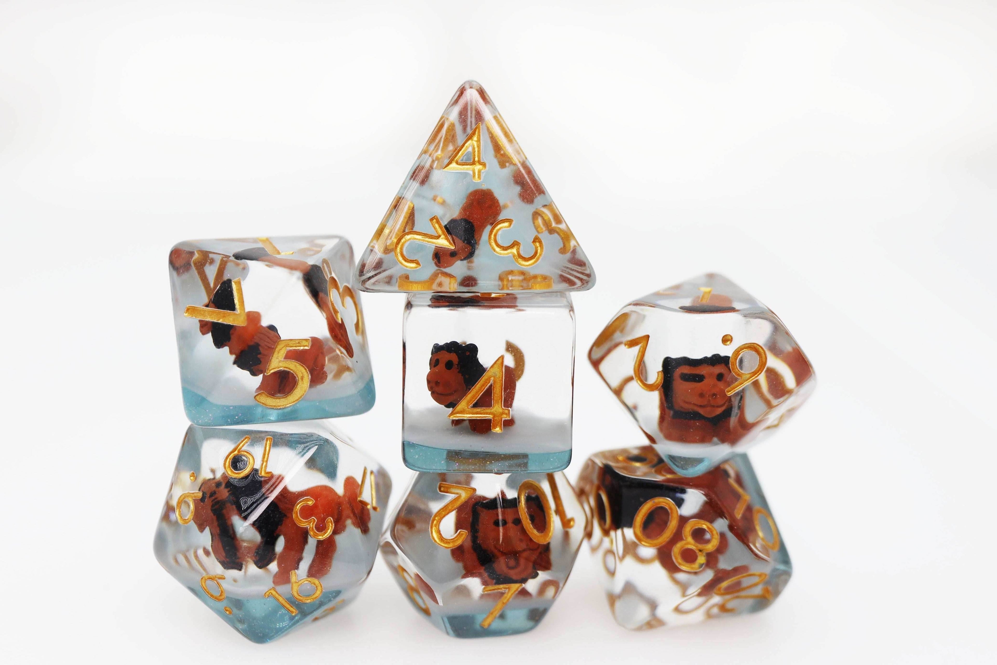 Ferocious Feline RPG Dice Set - 