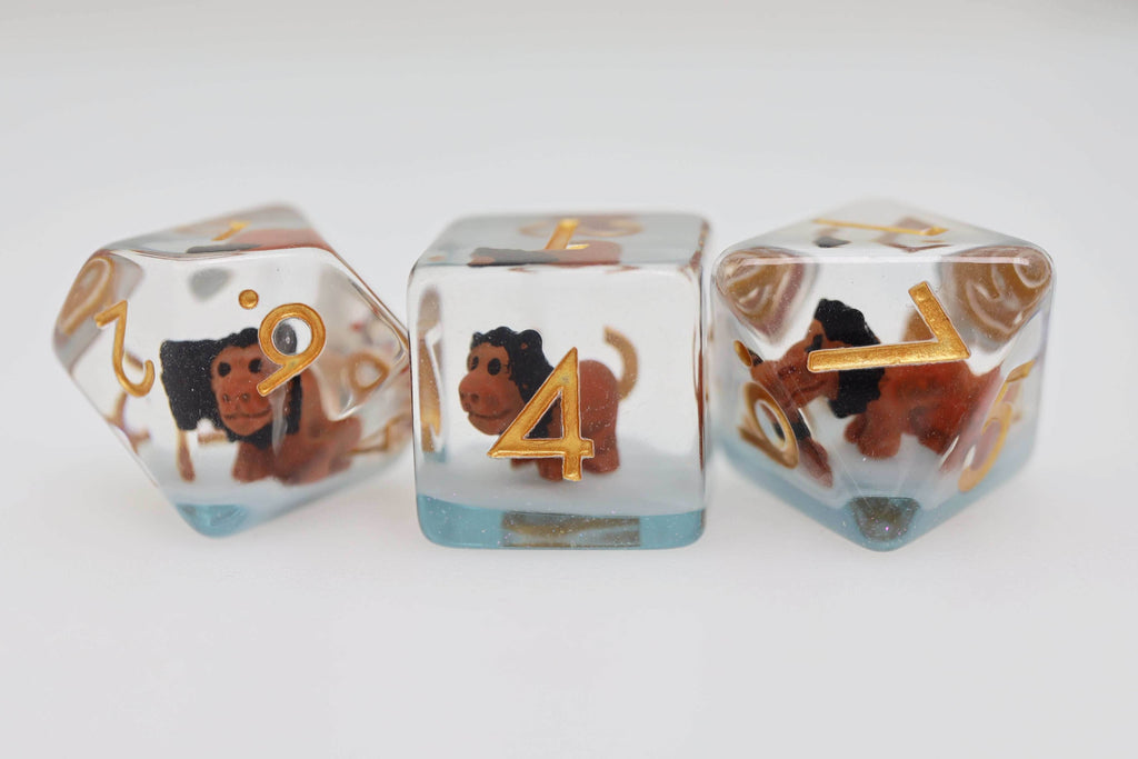 Ferocious Feline RPG Dice Set - 
