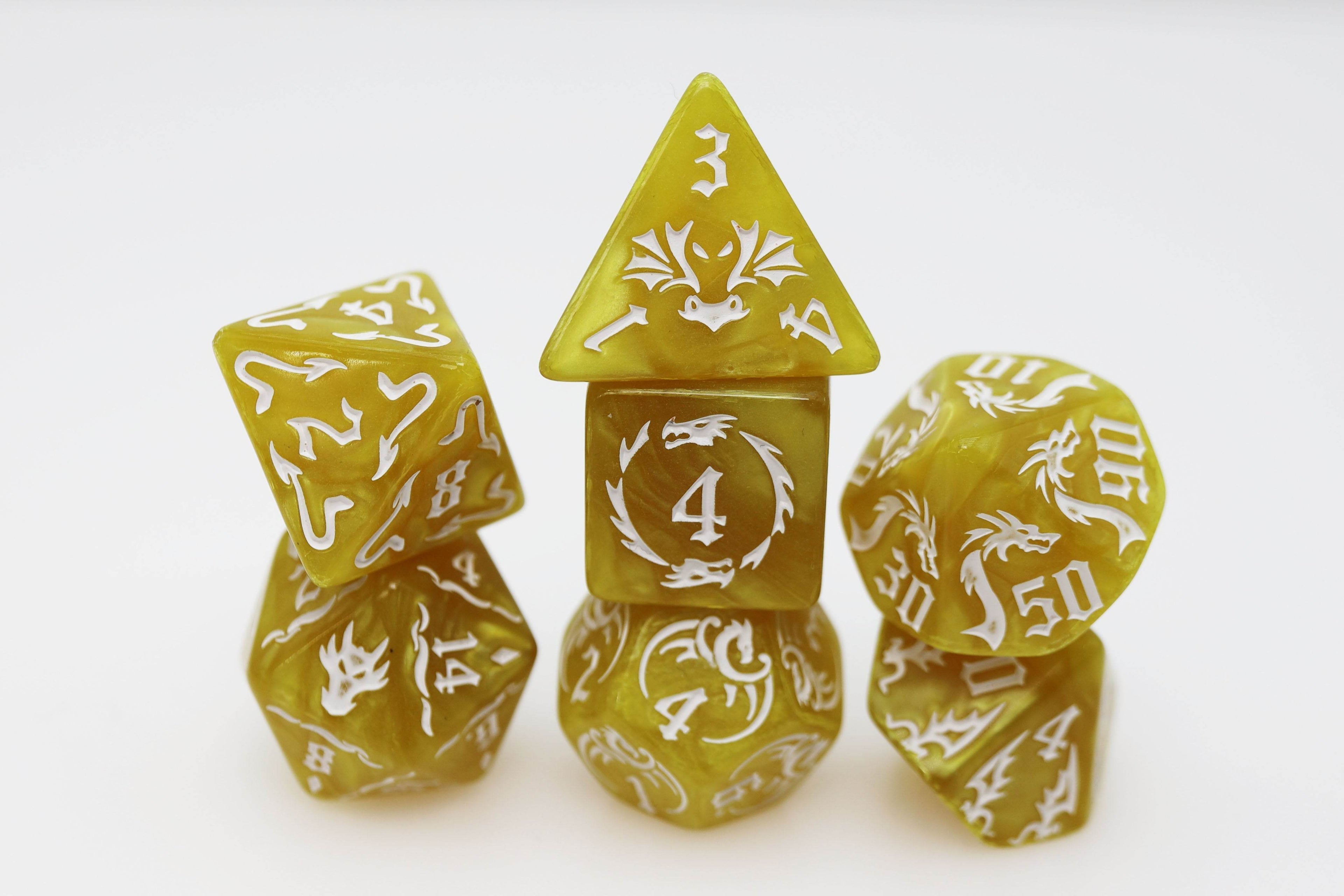 Drake's Flight: Lightning RPG Dice Set - 