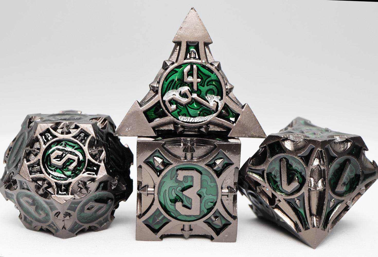 Quiver of Arrows: Swamp Arrow - Metal RPG Dice Set - 