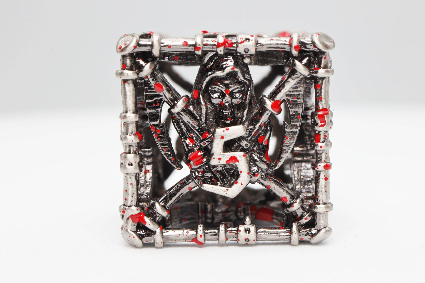 Grim Scythe: Sanguine - Metal RPG Dice Set - 