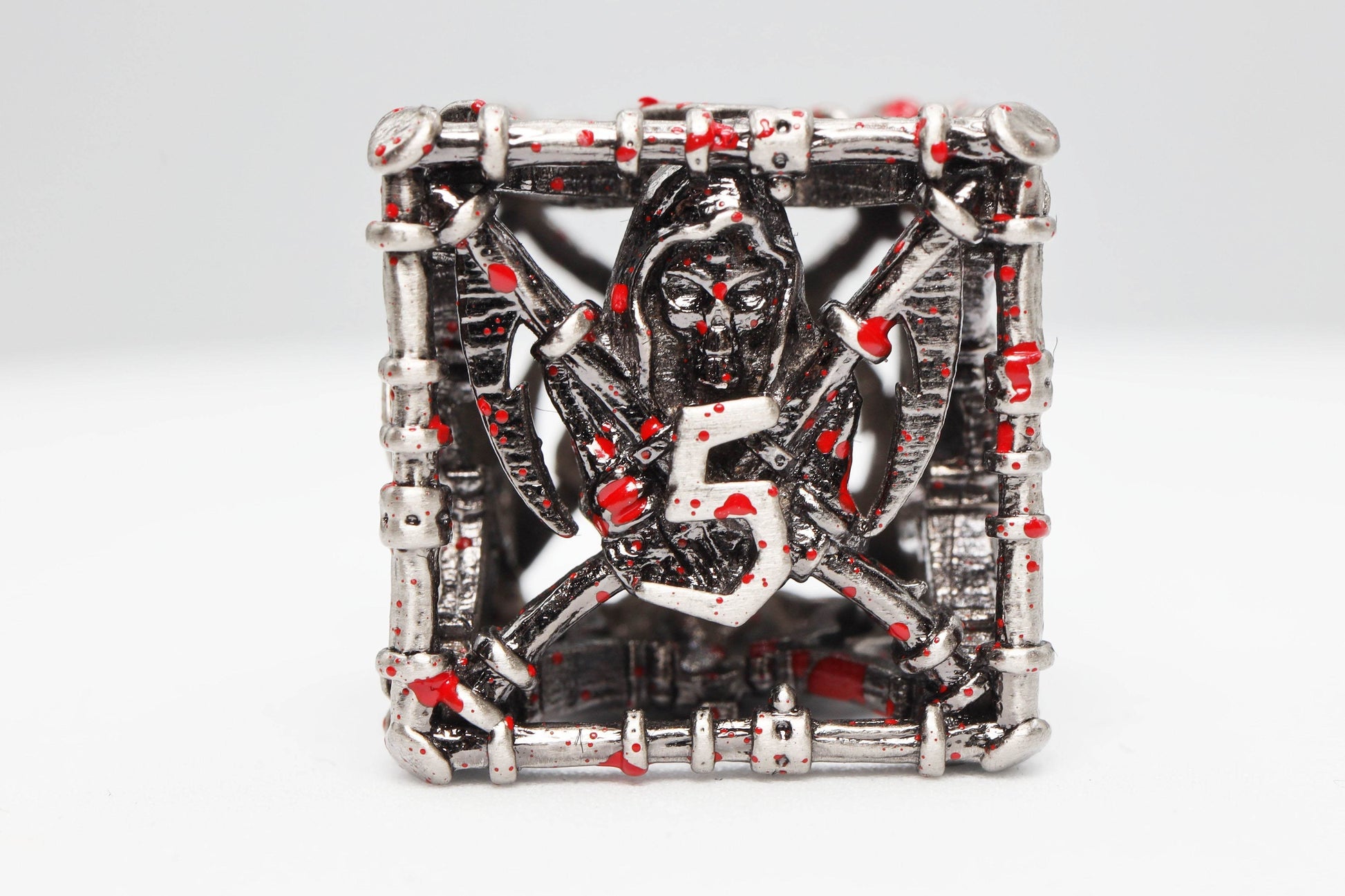 Grim Scythe: Sanguine - Metal RPG Dice Set - 