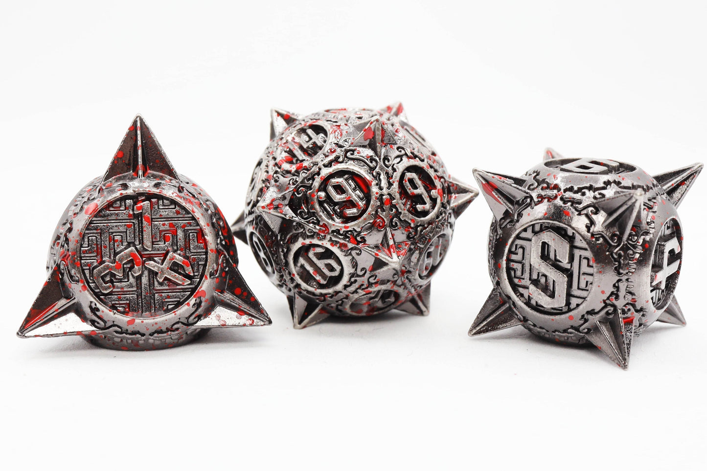 Meteor Storm: Abandoned Station - Metal RPG Dice Set - 