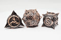 Meteor Storm: Copper Asteroid - Metal RPG Dice Set - 