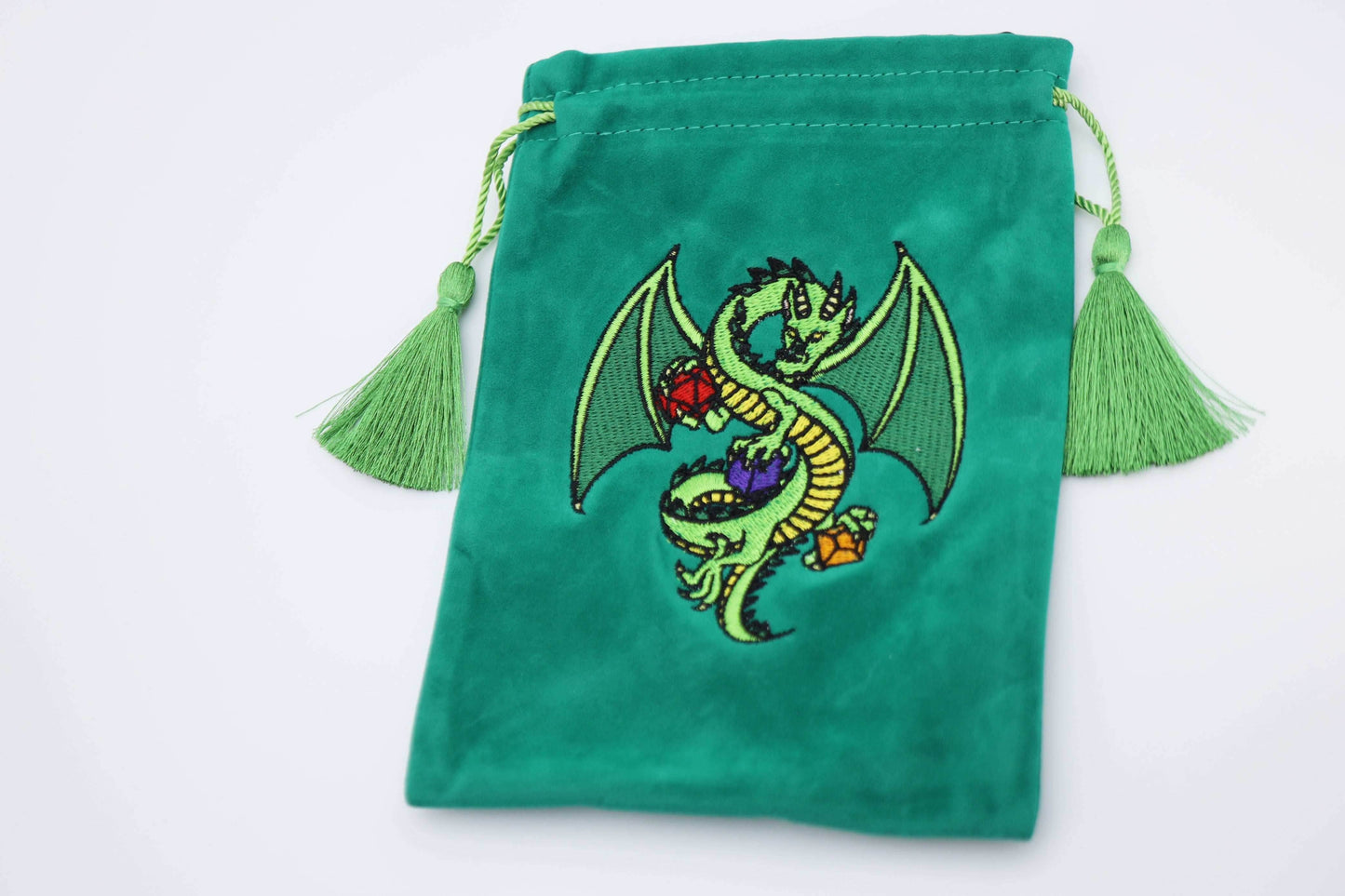 Foam Brain Games Dice Bag - Green Dragon