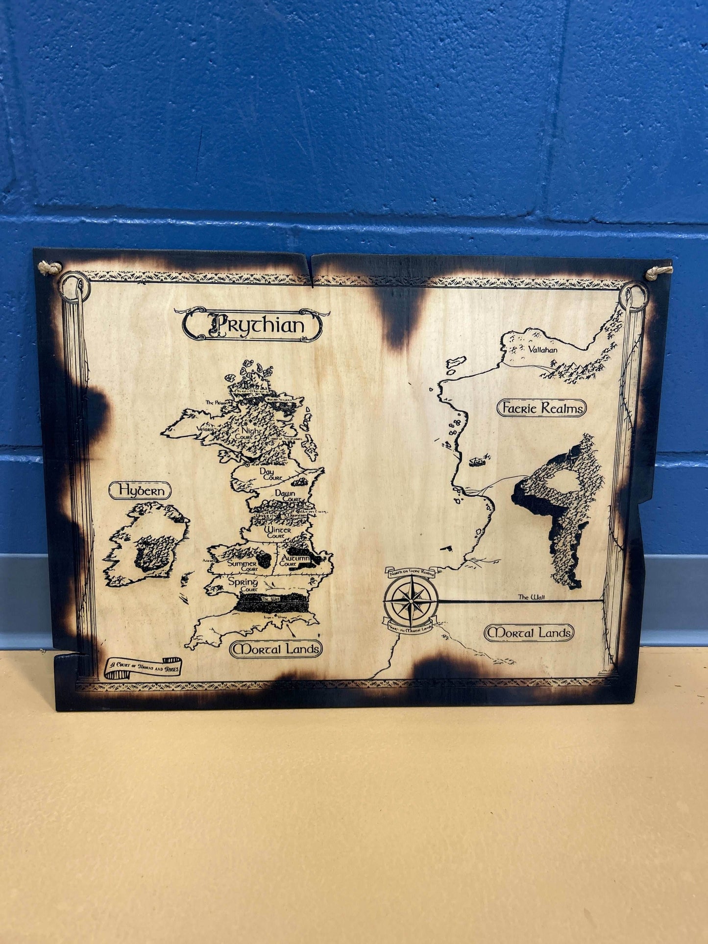 Court of Thorns and Roses Map - XL