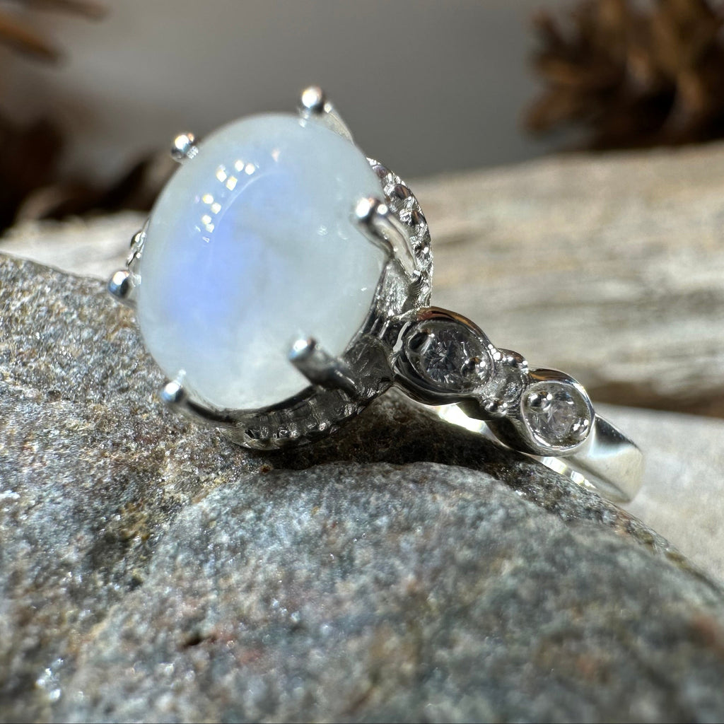 Diana Moonstone Promise Ring