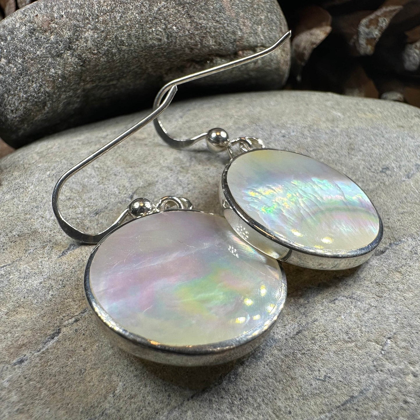 Robyn Tree of Life Earrings - Abalone Shell
