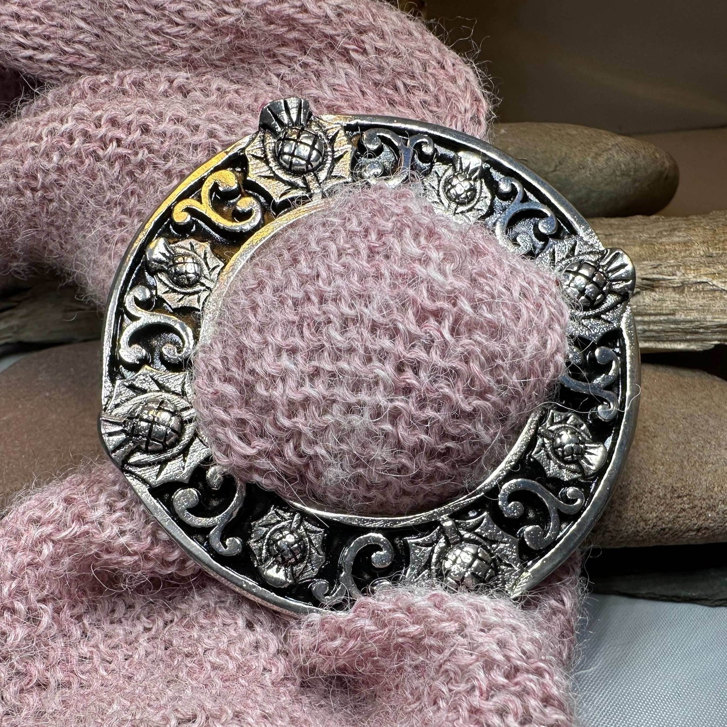 Thistle Scarf Ring - 