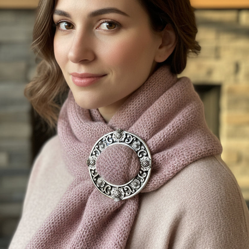 Thistle Scarf Ring