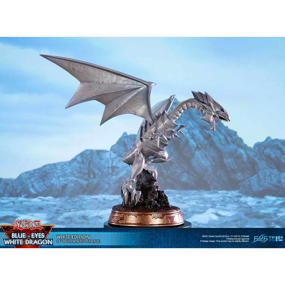 First 4 Figures Yu-Gi-Oh! Blue Eyes White Dragon Statue - White Variant Limited Edition