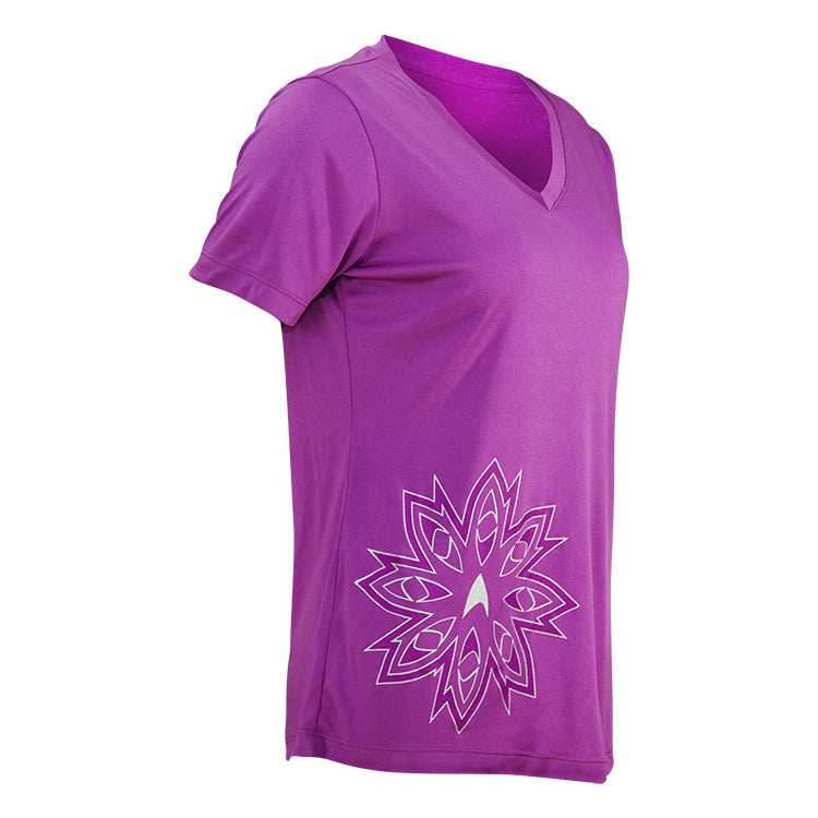 Star Trek Floret Women's Tech Shirt (S, M, L, 2XL) - Small