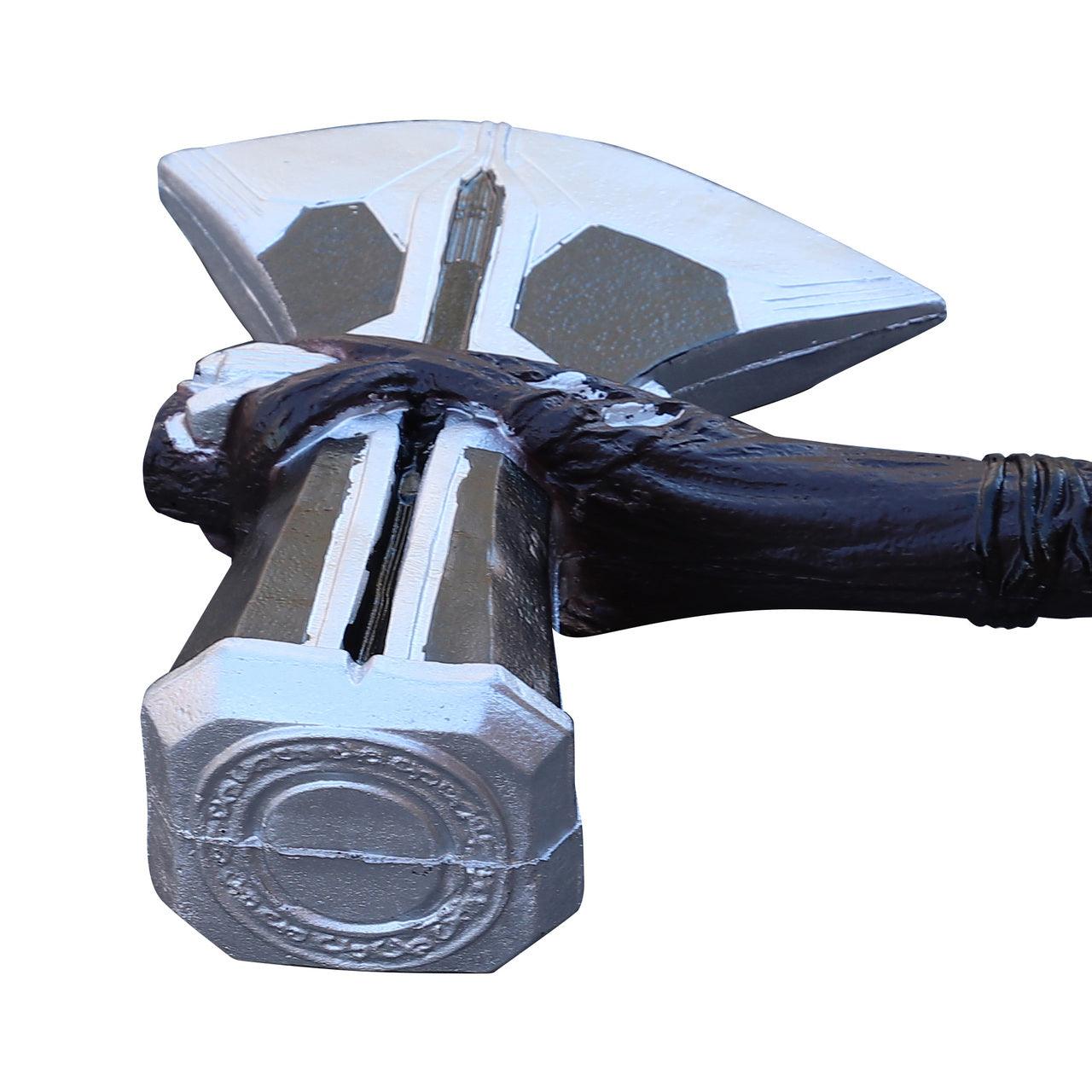 Lightning Avenger Replica Foam LARP Costume Cosplay War Axe Hammer-3