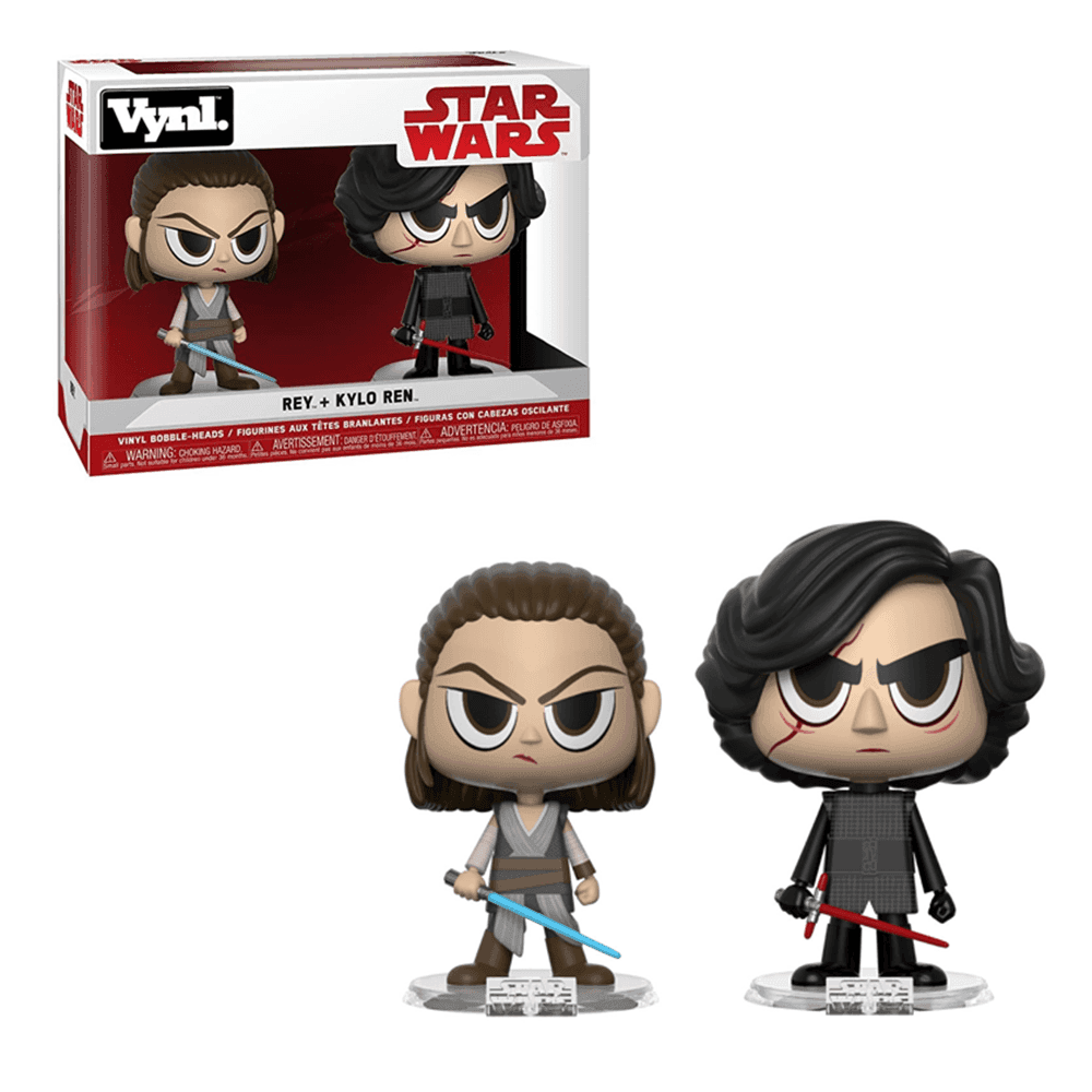 Funko VYNL: Star Wars - Rey and Kylo Ren Vinyl Figures - 