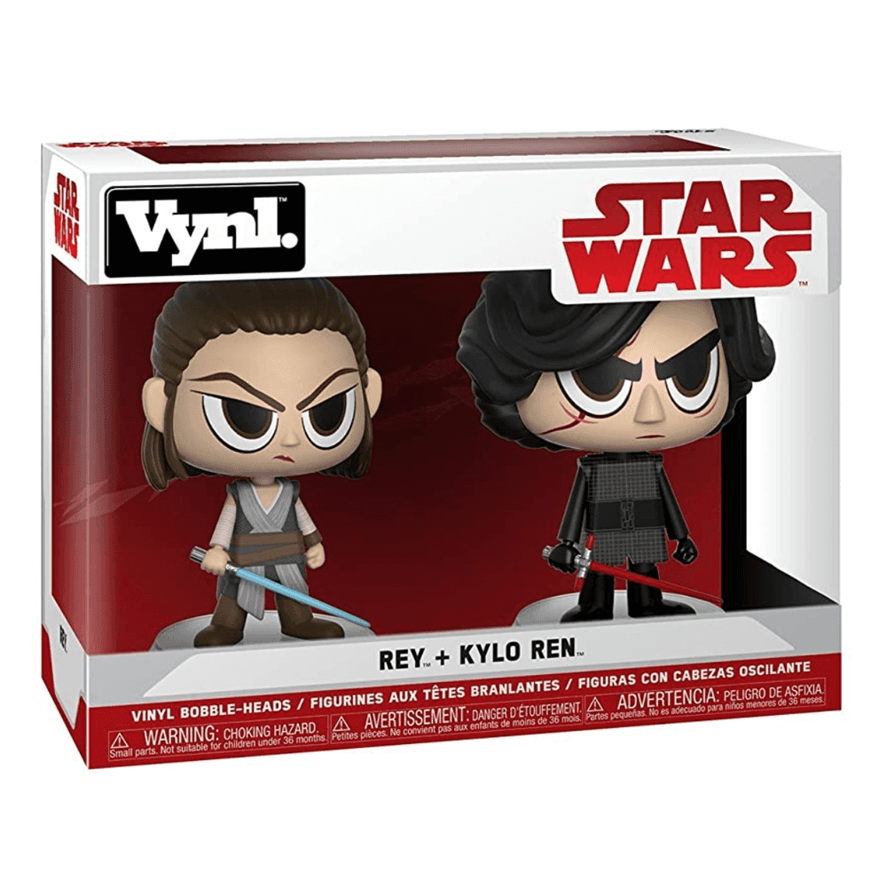 Funko VYNL: Star Wars - Rey and Kylo Ren Vinyl Figures - 