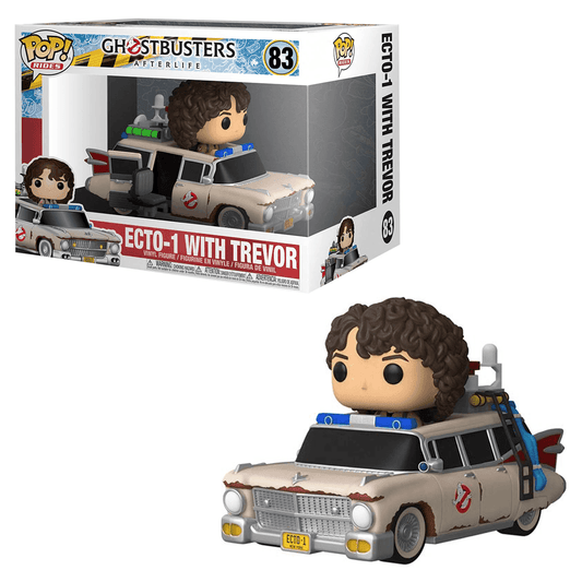 Funko POP! Ride: Ghostbusters 3: Afterlife - Ecto-1 with Trevor Vinyl Figure #83 - 