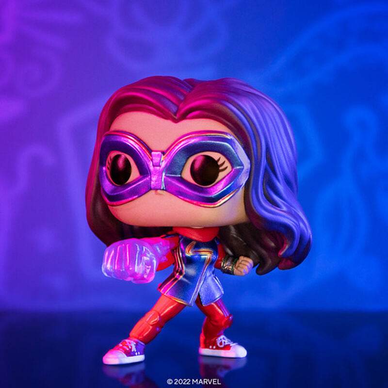 Funko Pop! Marvel Studios: Ms Marvel - Ms. Marvel With Light Arm Exclusive - 